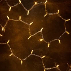 Guirlande Lumineuse Pro Connect 5m 50 LED Blanc Chaud Classique Câble Blanc Raccordable