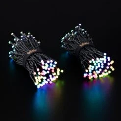 Guirlande Lumineuse Connectée Twinkly De 20m Avec 250 LED Multicolores 12 Guirlande Lumineuse Connectée Twinkly De 20m Avec 250 LED Multicolores -Boutique De Noël TW20003 Guirlandes lumineuses connectee Twinkly RGB