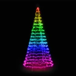 Sapin De Noël Connecté Twinkly De 2 Mètres Pour Extérieur Avec 300 LED