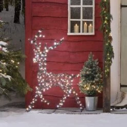 Cerf De Noël Solaire à LED Bicolore Studley En Rotin 1,15 M 16 Cerf De Noël Solaire à LED Bicolore Studley En Rotin 1,15 M -Boutique De Noël XX25005 cerf lumineux studley a led bicolore de 1 15 m 11
