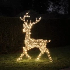 Cerf De Noël Solaire à LED Bicolore Studley En Rotin 1,15 M 14 Cerf De Noël Solaire à LED Bicolore Studley En Rotin 1,15 M -Boutique De Noël XX25005 cerf lumineux studley a led bicolore de 1 15 m 16