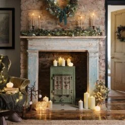 Arbuste Lumineux D'Automne De 50 Cm 6 Arbuste Lumineux D'Automne De 50 Cm -Boutique De Noël arbuste a champignon en tant que deco de cheminee