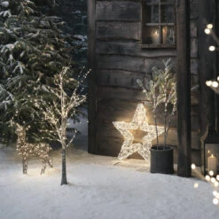 Arbre Lumineux De 1 M Style Bouleau à 300 Micro LED Blanc Chaud 5 Arbre Lumineux De 1 M Style Bouleau à 300 Micro LED Blanc Chaud -Boutique De Noël arbuste decoratif en deco de jardin