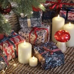 Lot De 2 Champignons De Noël Lumineux En Verre Moucheté -Boutique De Noël deco de pied de sapin champignon