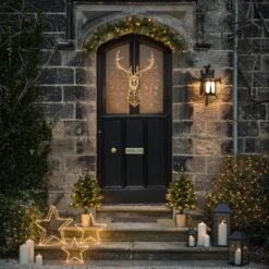 Lot De 3 Étoiles Lumineuses Autoportantes à Micro LED 7 Lot De 3 Étoiles Lumineuses Autoportantes à Micro LED -Boutique De Noël deco entree festive