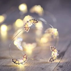 Lot De Cloche En Verre & Guirlande Micro LED Chauves-souris 12 Lot De Cloche En Verre & Guirlande Micro LED Chauves-souris -Boutique De Noël guirlande lumineuse micro led a 20 chauves souris 2