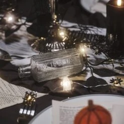 Guirlande Micro LED à Fantômes Et Araignées -Boutique De Noël guirlande micro led a fantomes et araignees en deco de table