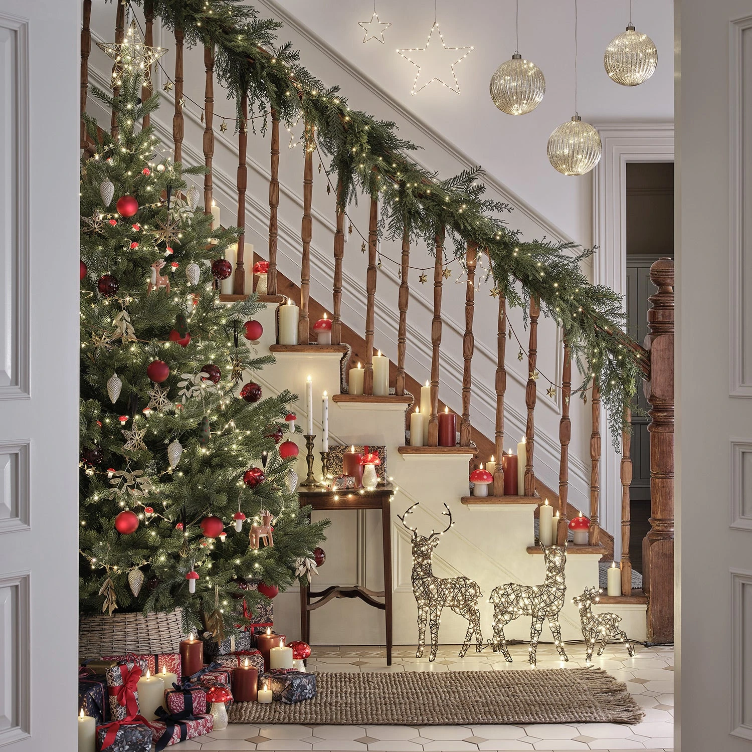 Mini Faon Et Biche Lumineux De Noël Studley En Rotin 2 Mini Faon Et Biche Lumineux De Noël Studley En Rotin – Image 2