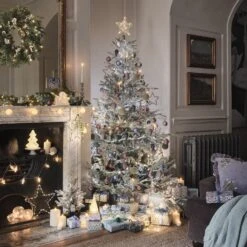 10 Clips Bougies De Noël TruGlow® Argentées Avec Télécommande 9 10 Clips Bougies De Noël TruGlow® Argentées Avec Télécommande -Boutique De Noël sapin de noel enneige violet prune pour salon