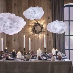 Lot De 2 Chandelles TruGlow® à Motif Chauve-souris -Boutique De Noël une deco table d halloween avec les chandelles a motif chauve souris